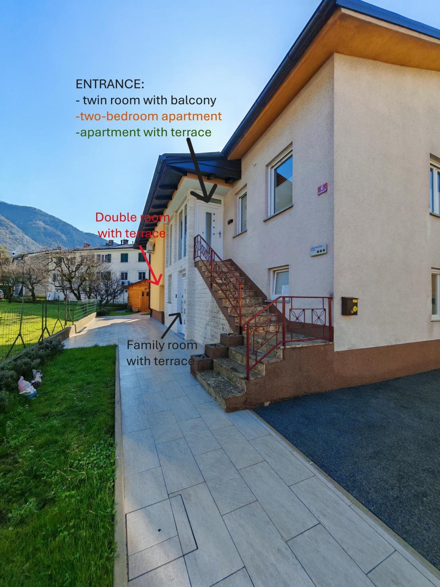 Apartment And Room Anica Tolmin Esterno foto